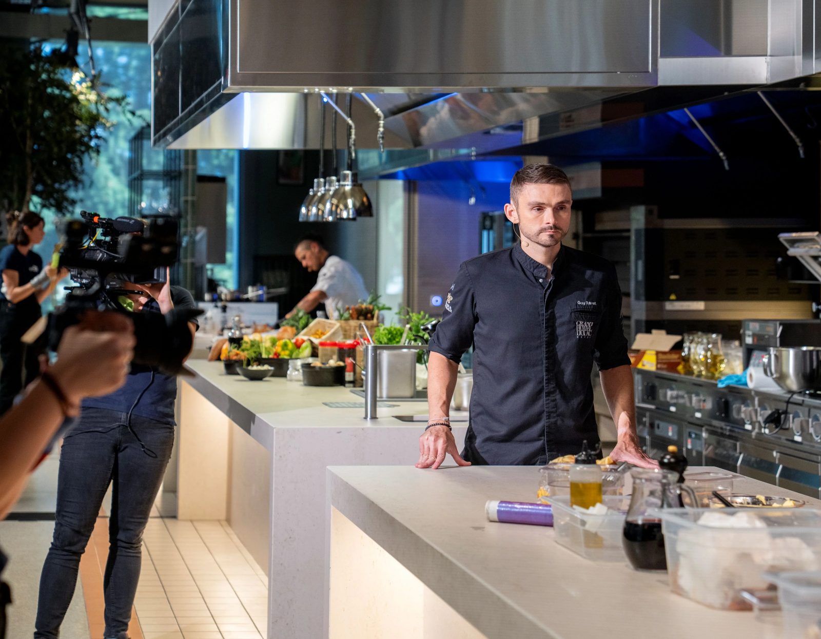 Guy Ravet en tournage