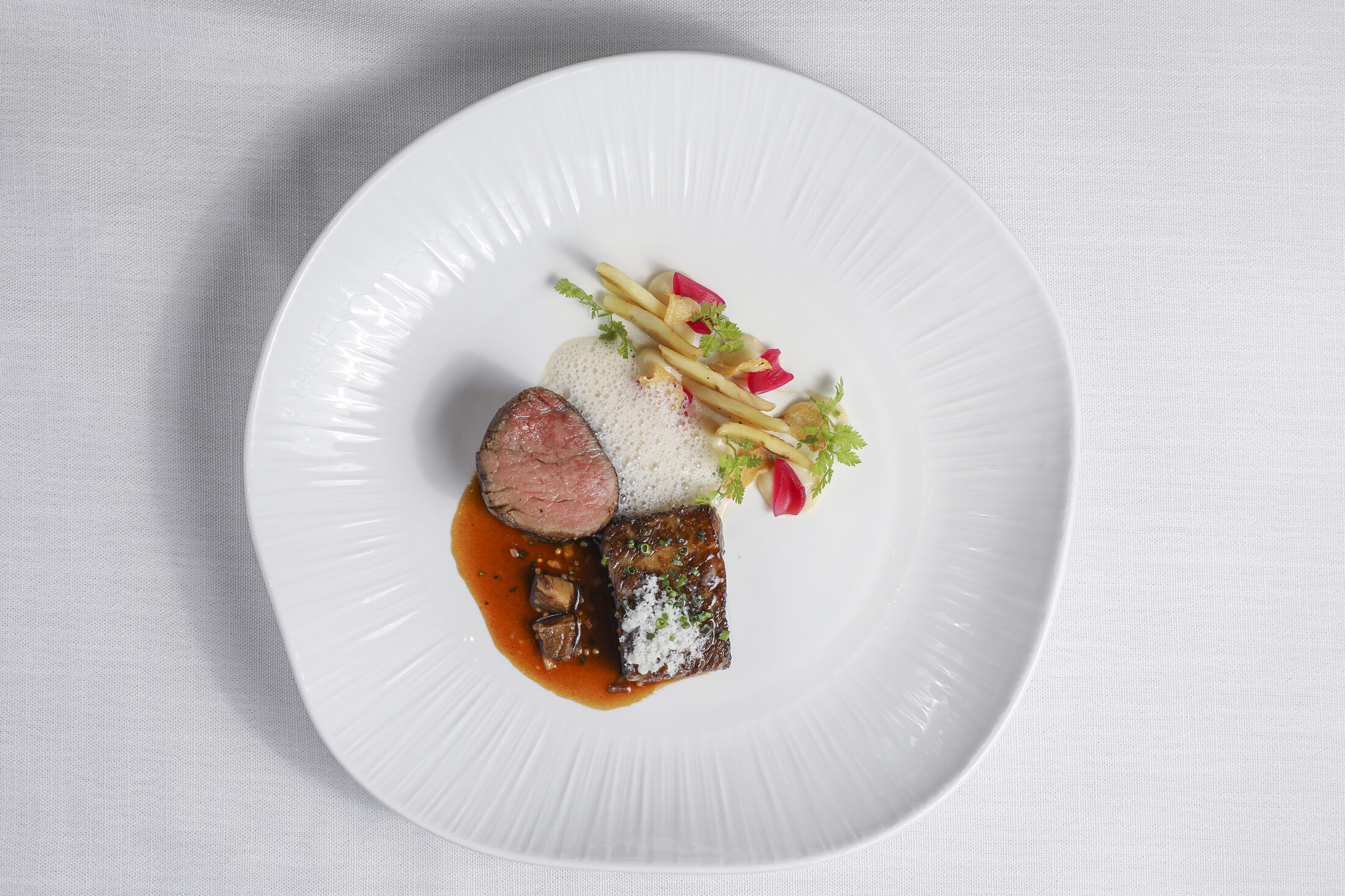 Beef, Grand Cru sauce \u2014 detail