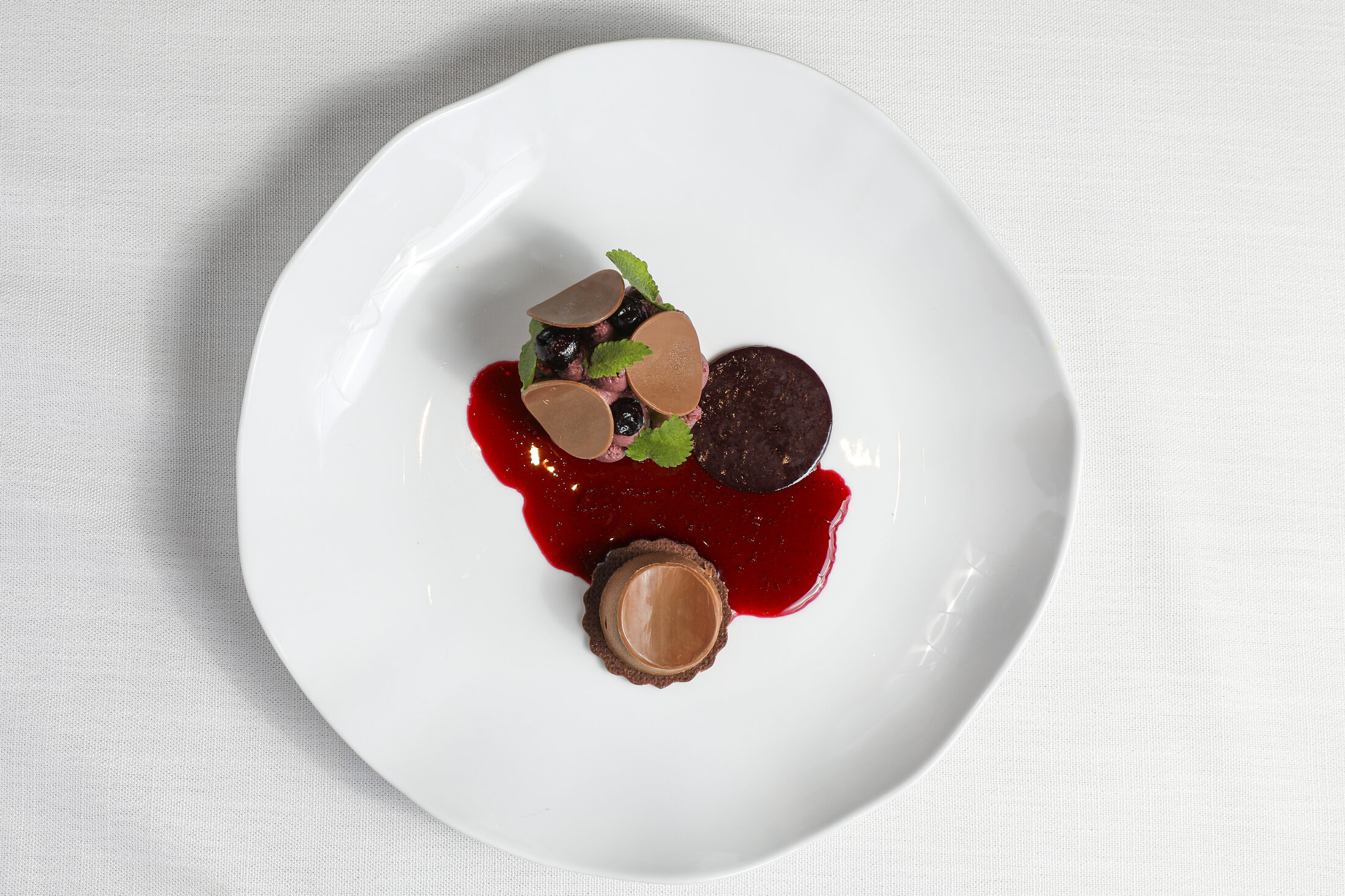 Chocolate, blackcurrant