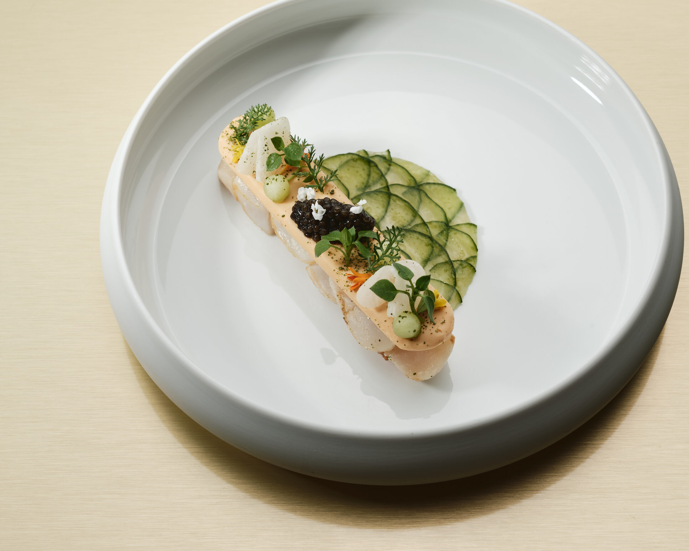 Scallop, Oona caviar