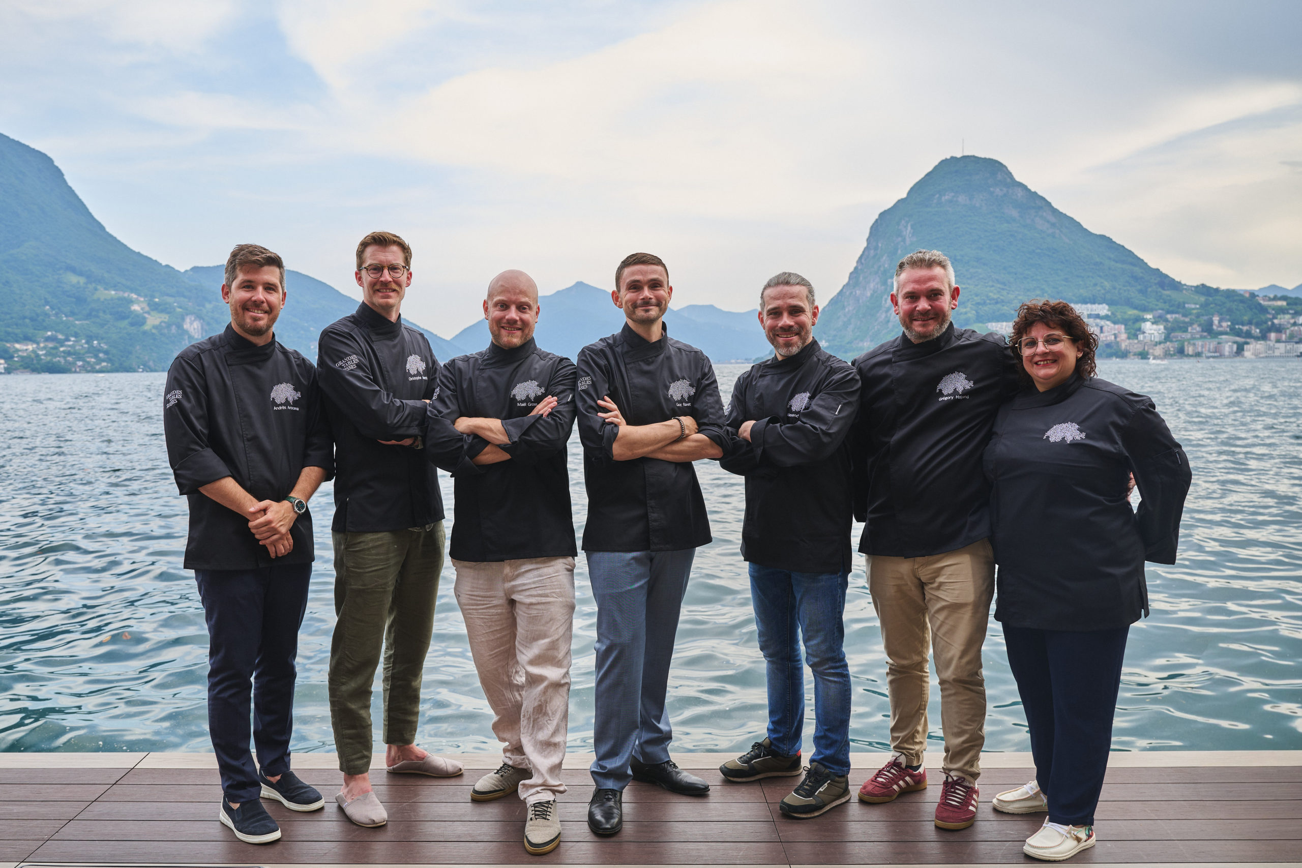 Guy Ravet et les chefs de Grandes Tables Suisses